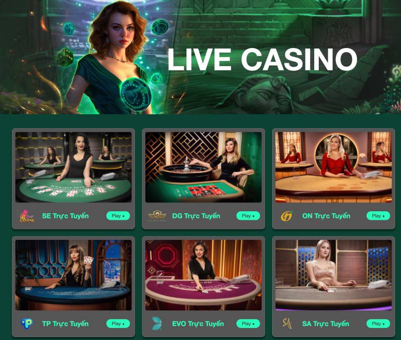 Casino trực tuyến – Trải nghiệm sòng bạc quốc tế ngay tại nhà