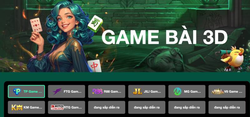 Game bài 3D – Tái hiện những trò truyền thống theo cách hiện đại
